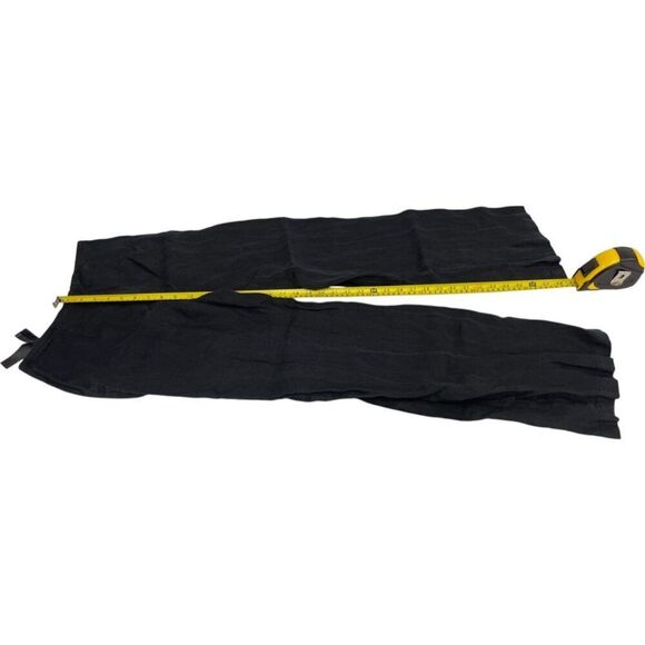 Massimo Dutti Womens Linen trousers Pants EU 36 US 4 Black Wide leg 5091/960 - Picture 7 of 9